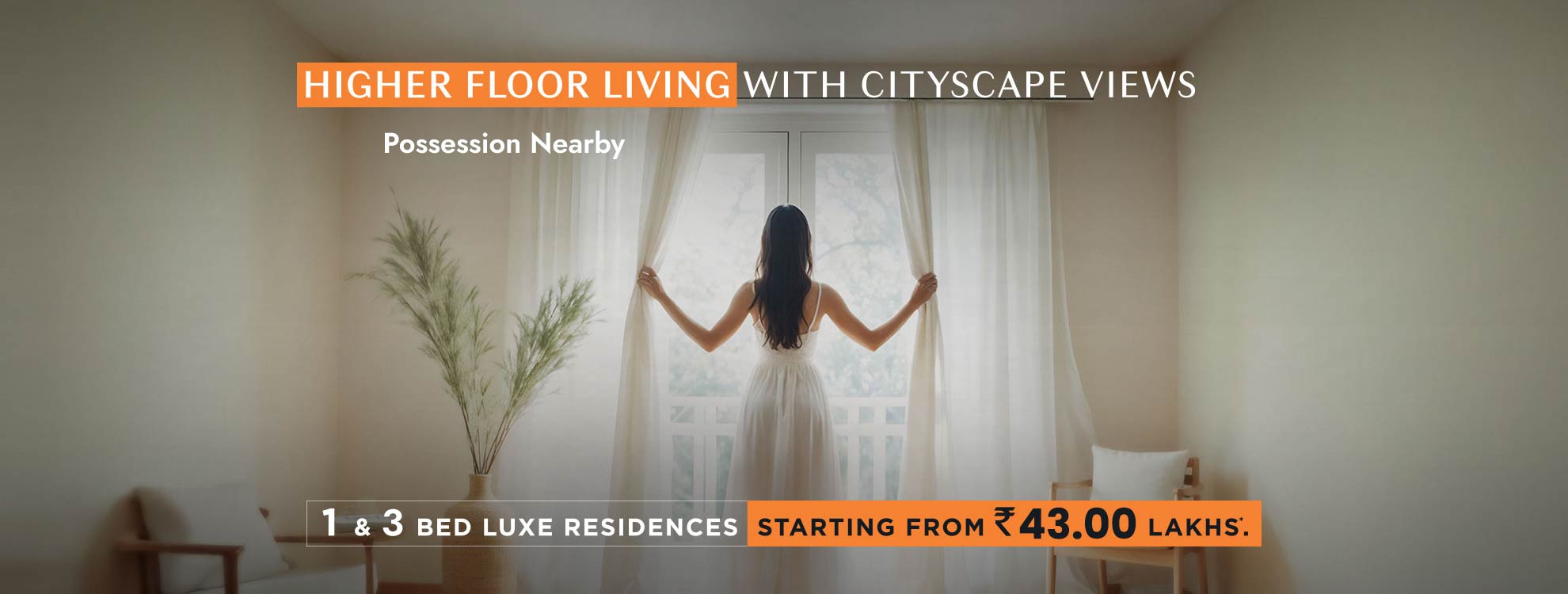 1, 2 & 3 BHK Sundeck Residences @ ₹ 39.99 Lacs Onwards