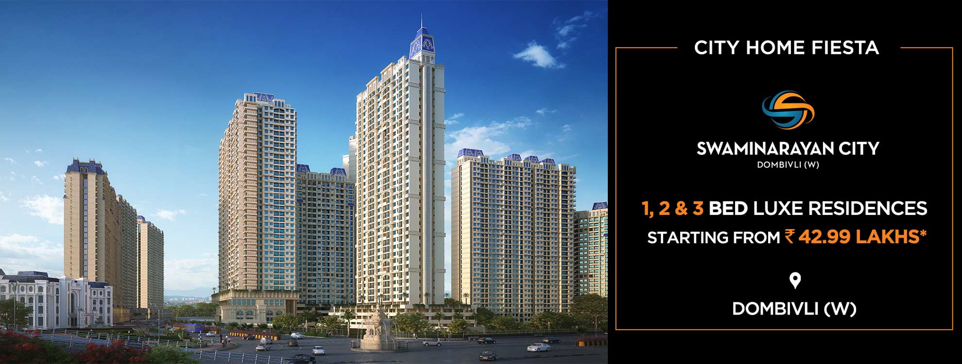 1, 2 & 3 BHK Sundeck Residences @ ₹ 39.99 Lacs Onwards