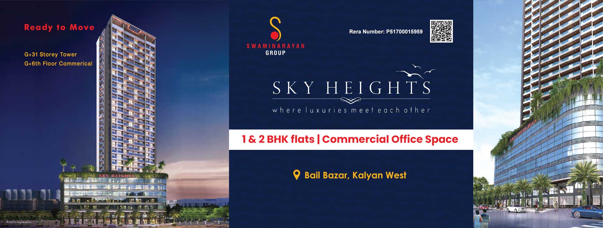 Sky Heights Kalyan | 1 & 2 BHK Near Kalyan Station
