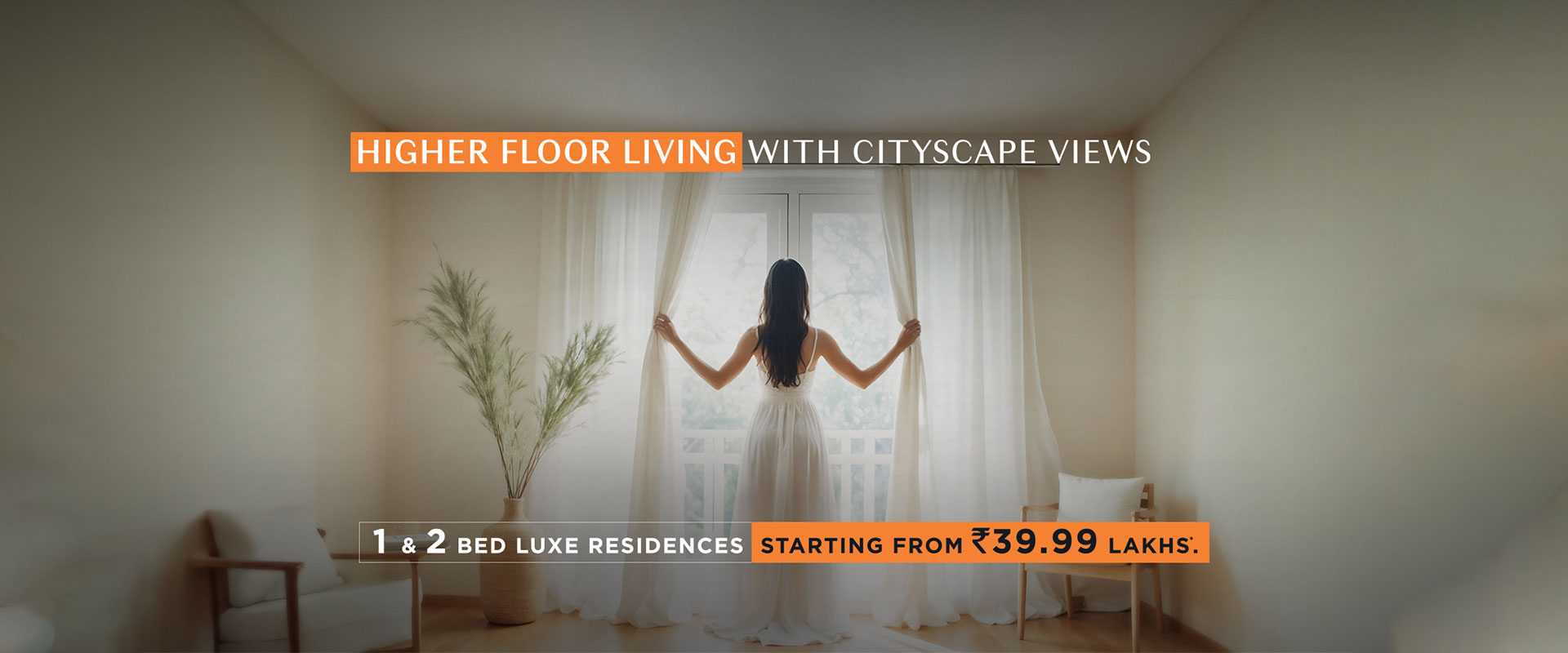 1, 2 & 3 BHK Sundeck Residences @ ₹ 39.99 Lacs Onwards
